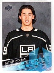 2020-21 Upper Deck Extended Series Young Guns French Jacob Ingham #706 Rookie
